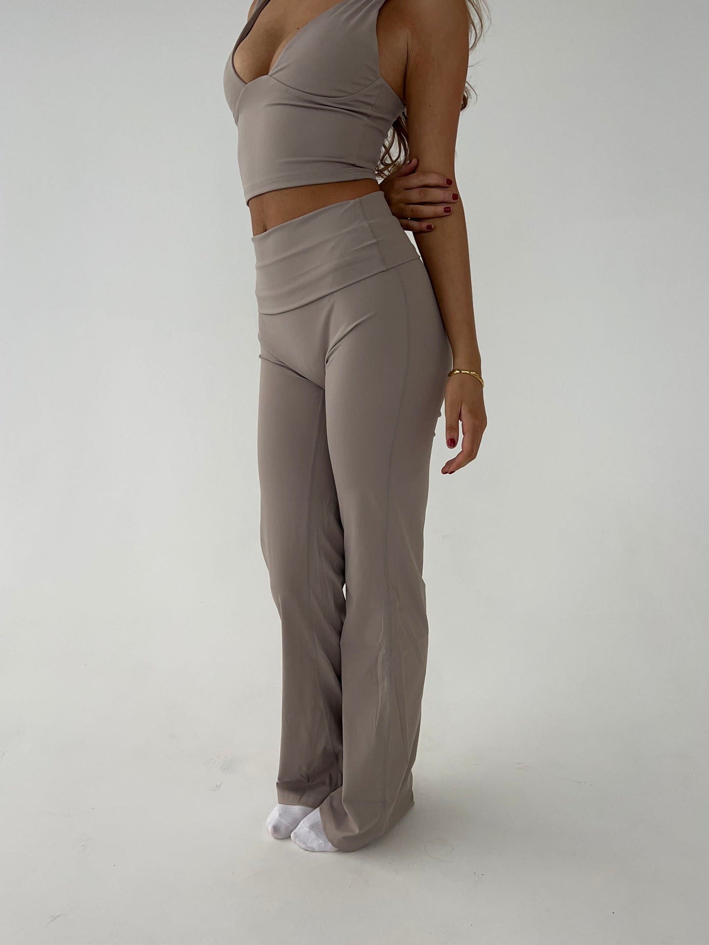 Essential flared pants - Ash