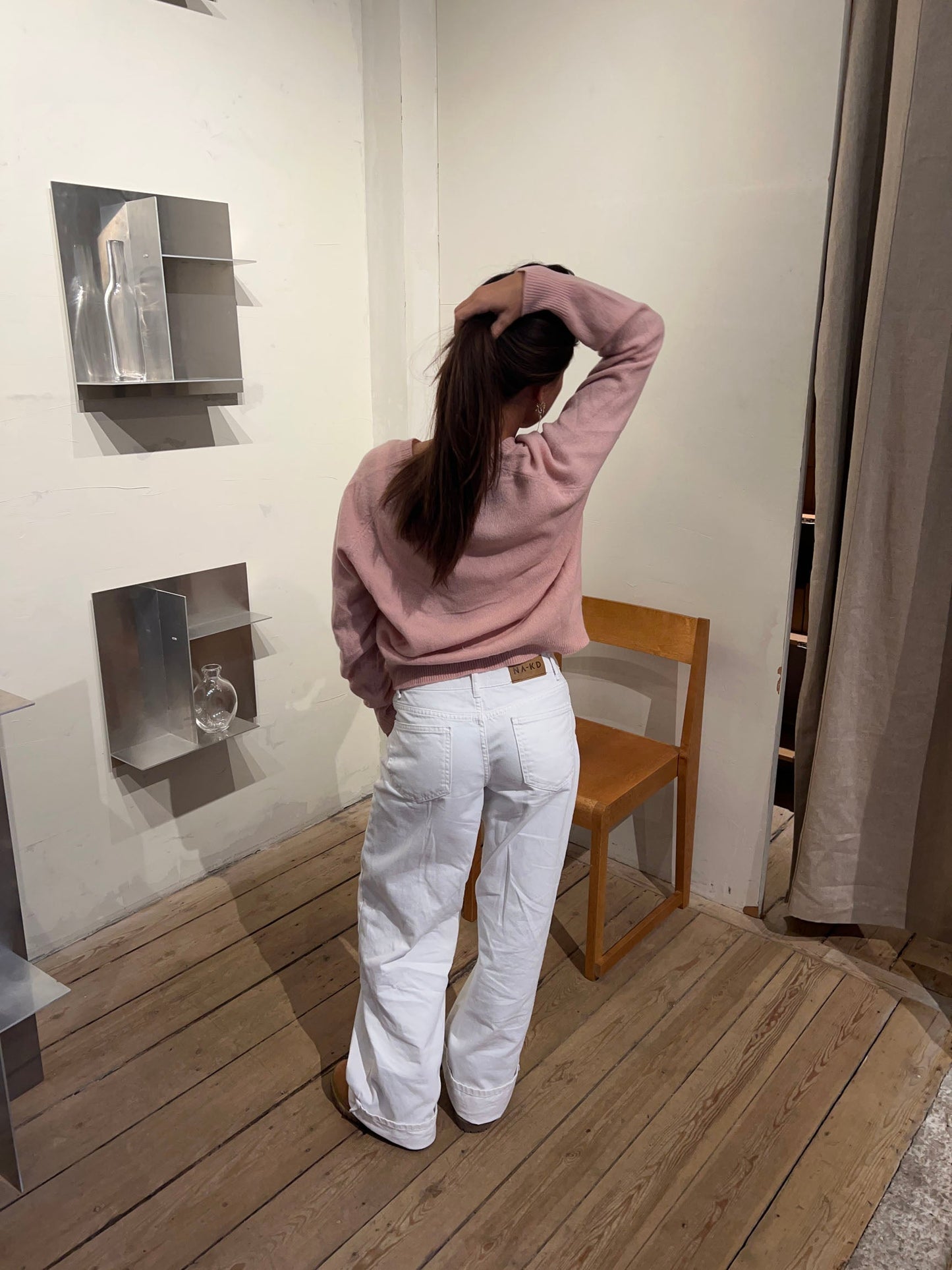 Aiko v-neck sweater - Light Pink