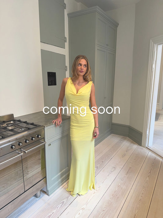 Flora maxi dress - Yellow