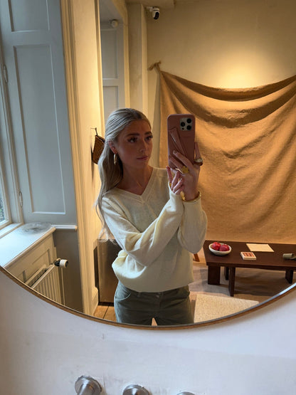 Aiko v-neck sweater - Yellow