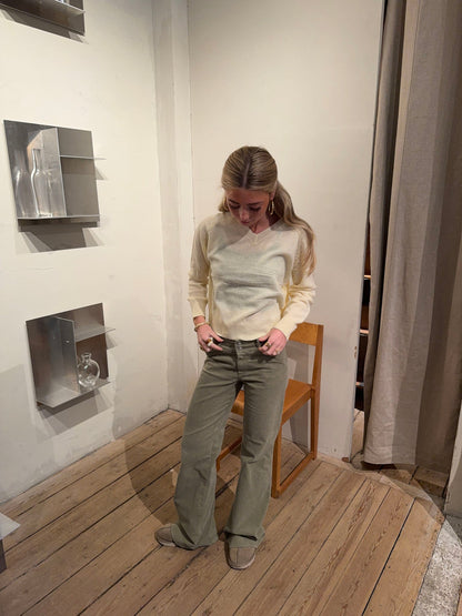 Aiko v-neck sweater - Yellow